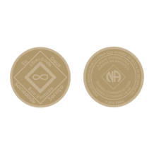 Eternity coin / Munt met oneindigheidssymbool