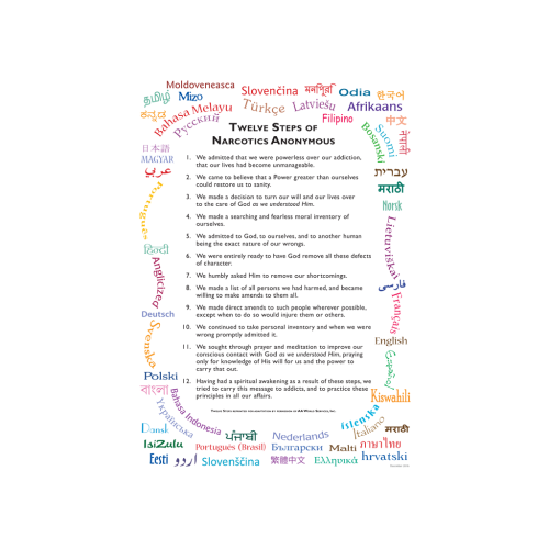 Poster 12 Steps - 35